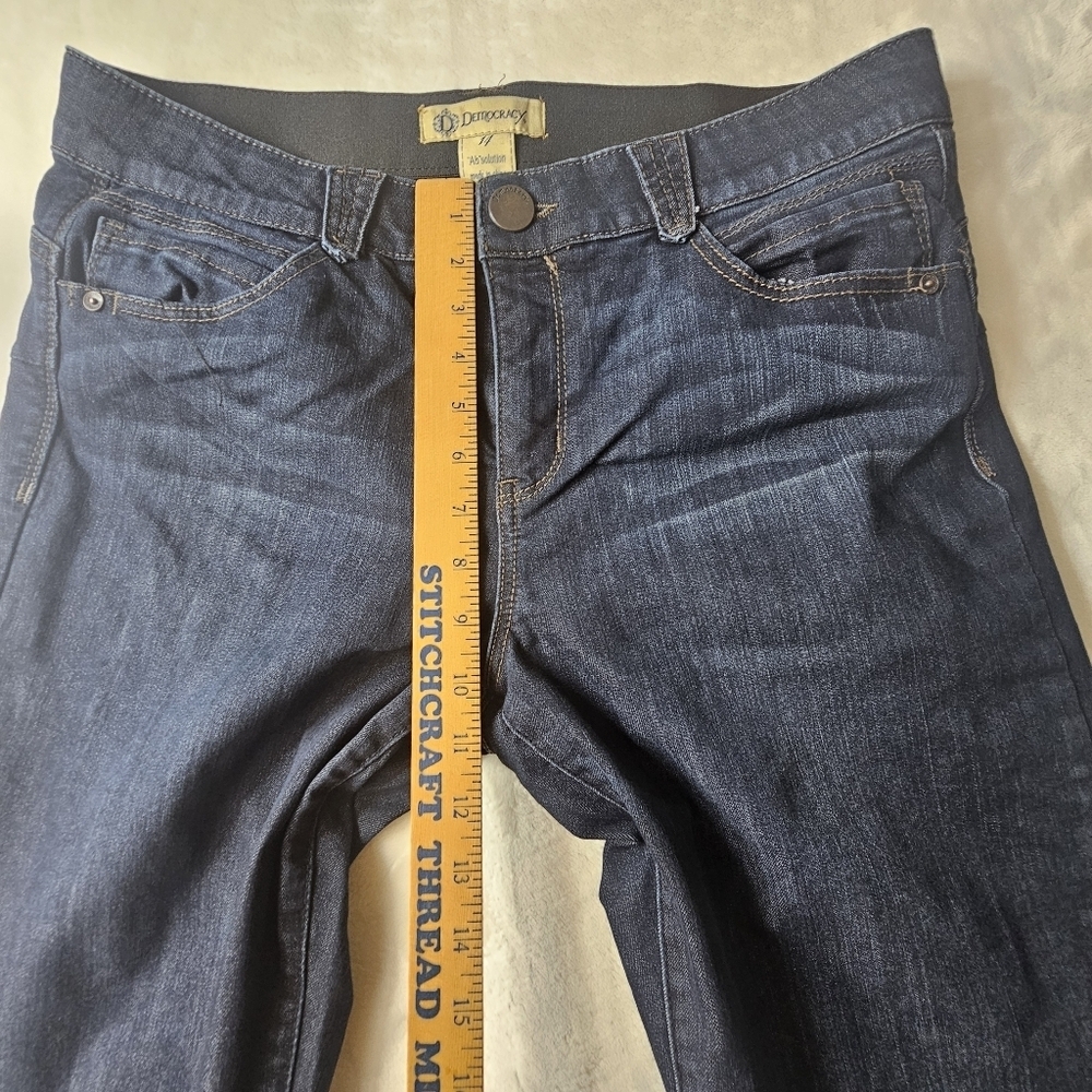 Democracy Jeans Absolution Skinny Women’s 14 Dark Wash - Picture 3 of 12